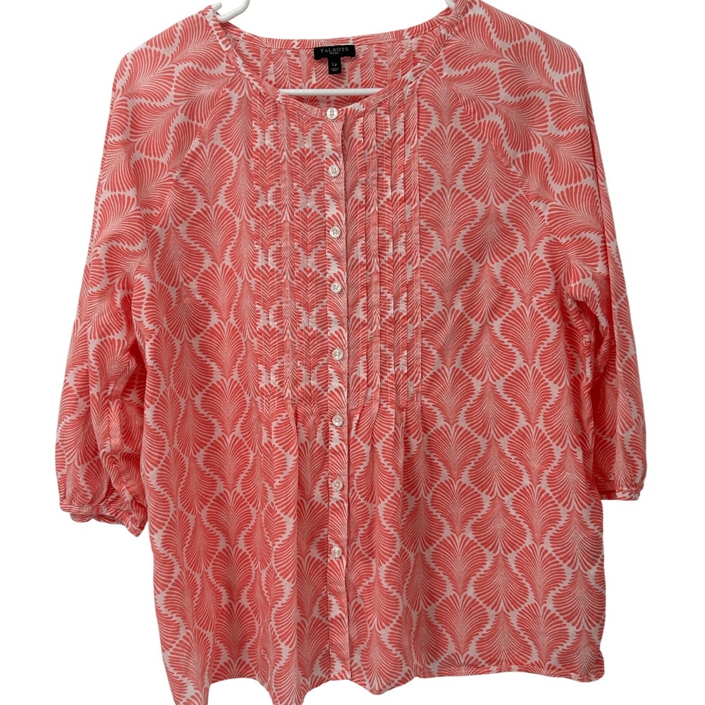 Women's Tops Bundle Size L Mixed Brands Talbots Liz Claiborne Casual Boho Lot - Picture 12 of 13